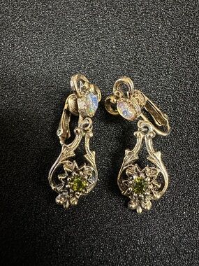 Vintage Sarah Coventry “Contessa” Clip-On Filigree Victorian Revival Earrings